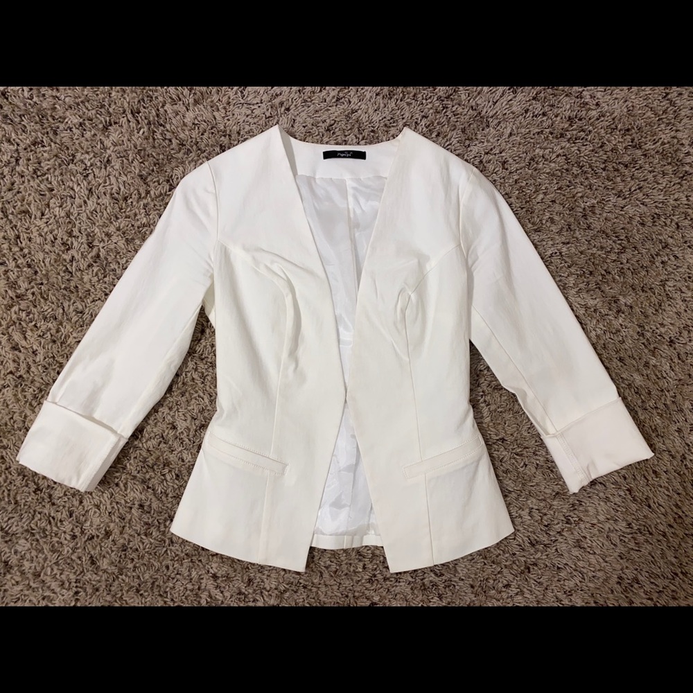 White blazer